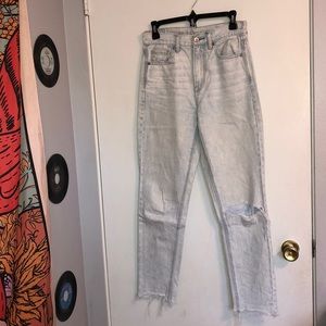 american eagle mom jeans